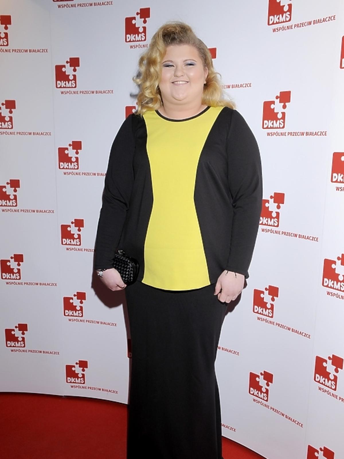 Weronika Grycan na gali Fundacji DKMS