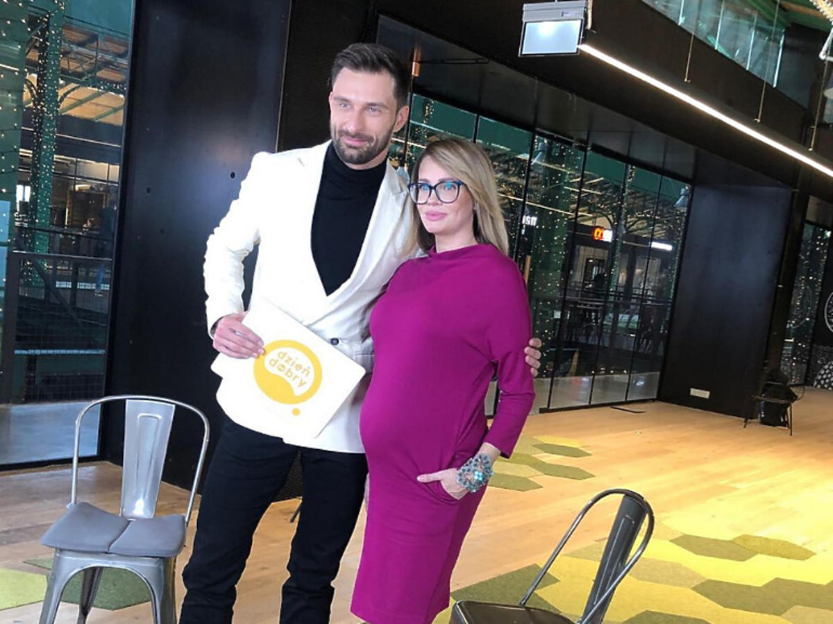 Weronika Marczuk w zaawansowanej ciąży
