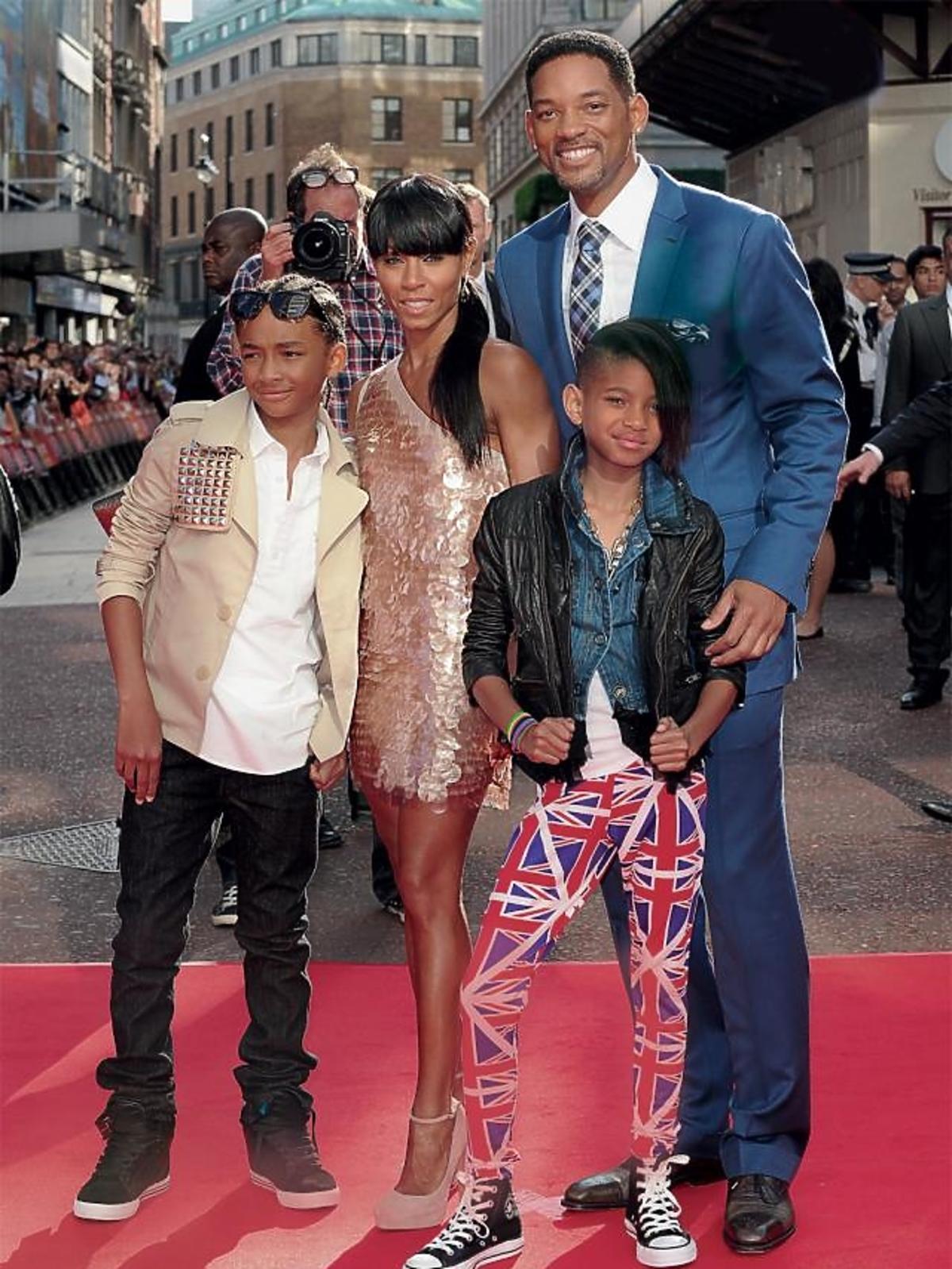 Willow Smith, Jada Pinkett Smith, Will Smith, Jaden Smith
