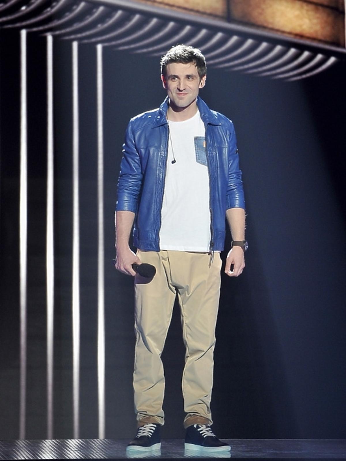 Wojciech Ezzat podczas finału X-Factor 3