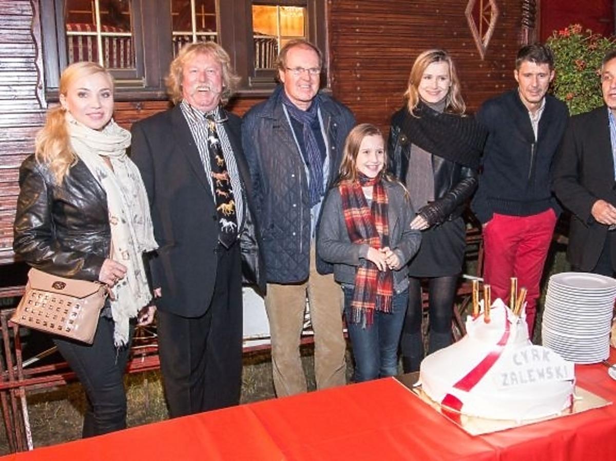 Wojciech Fibak z rodziną w Cyrku Zalewski