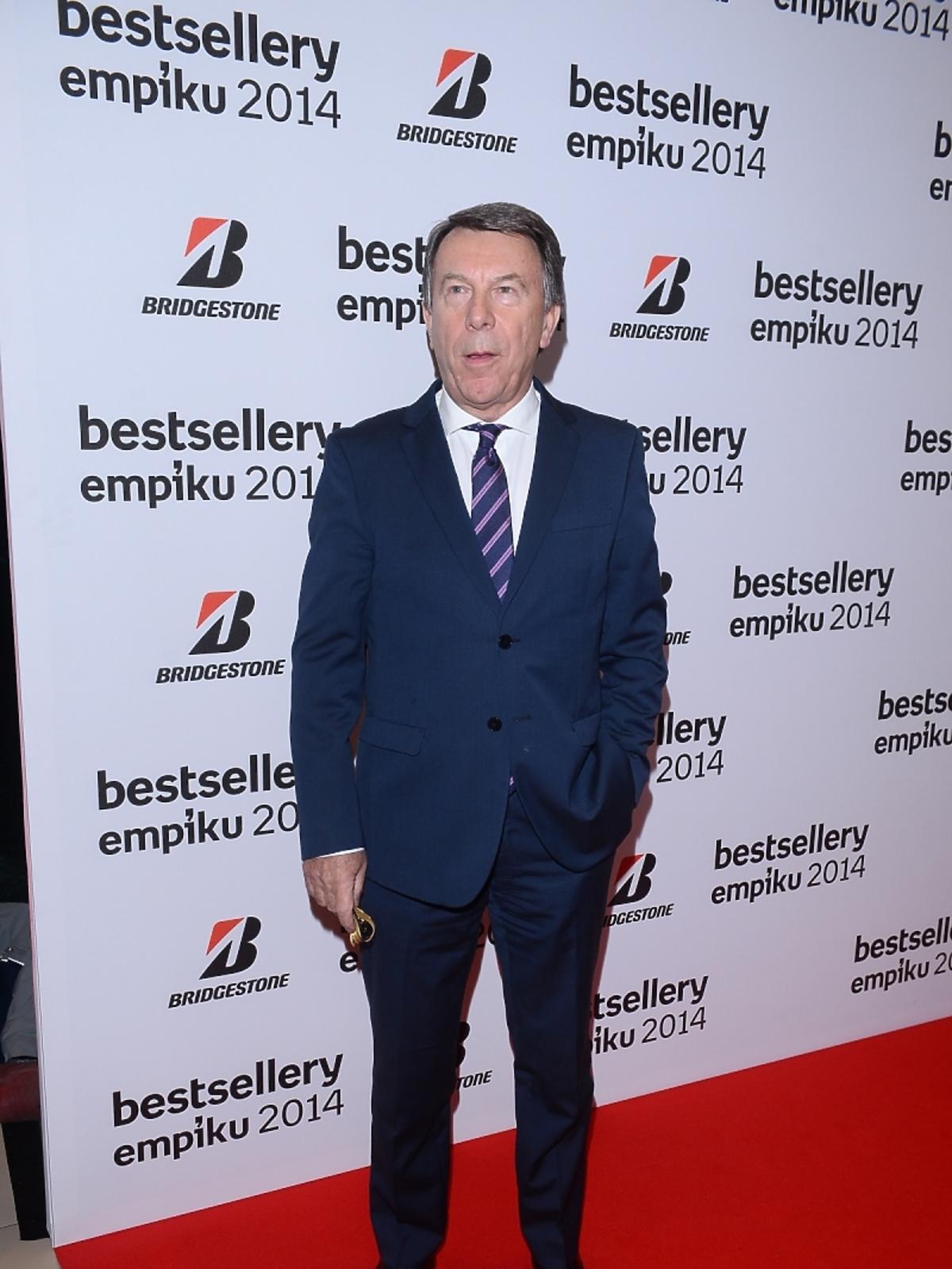 Wojciech Gąsowski na gali Bestsellery Empiku 2014