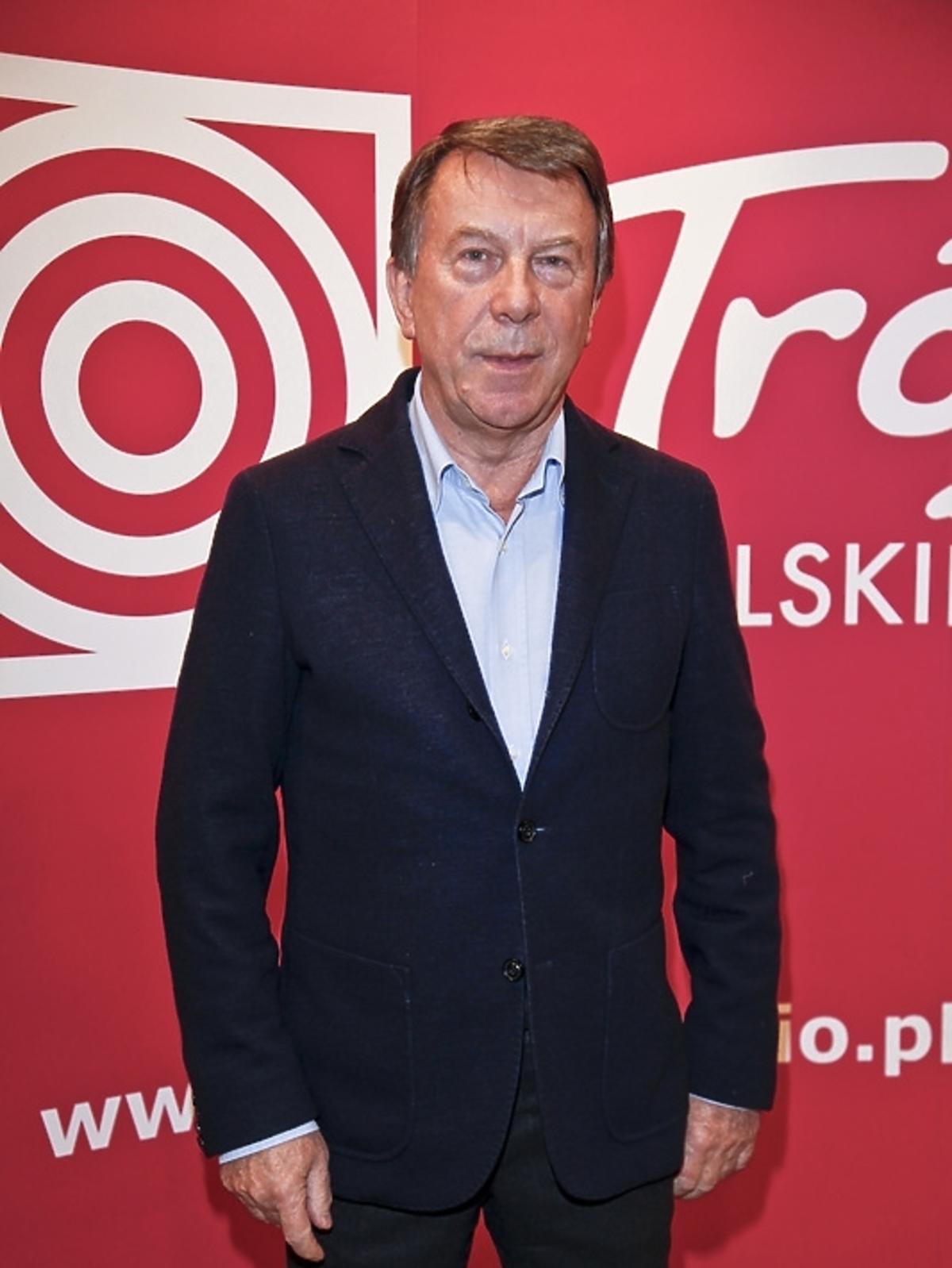 Wojciech Gąssowski na uroczystości nadania imienia Andrzeja Turskiego studiu Radiowej Trójki