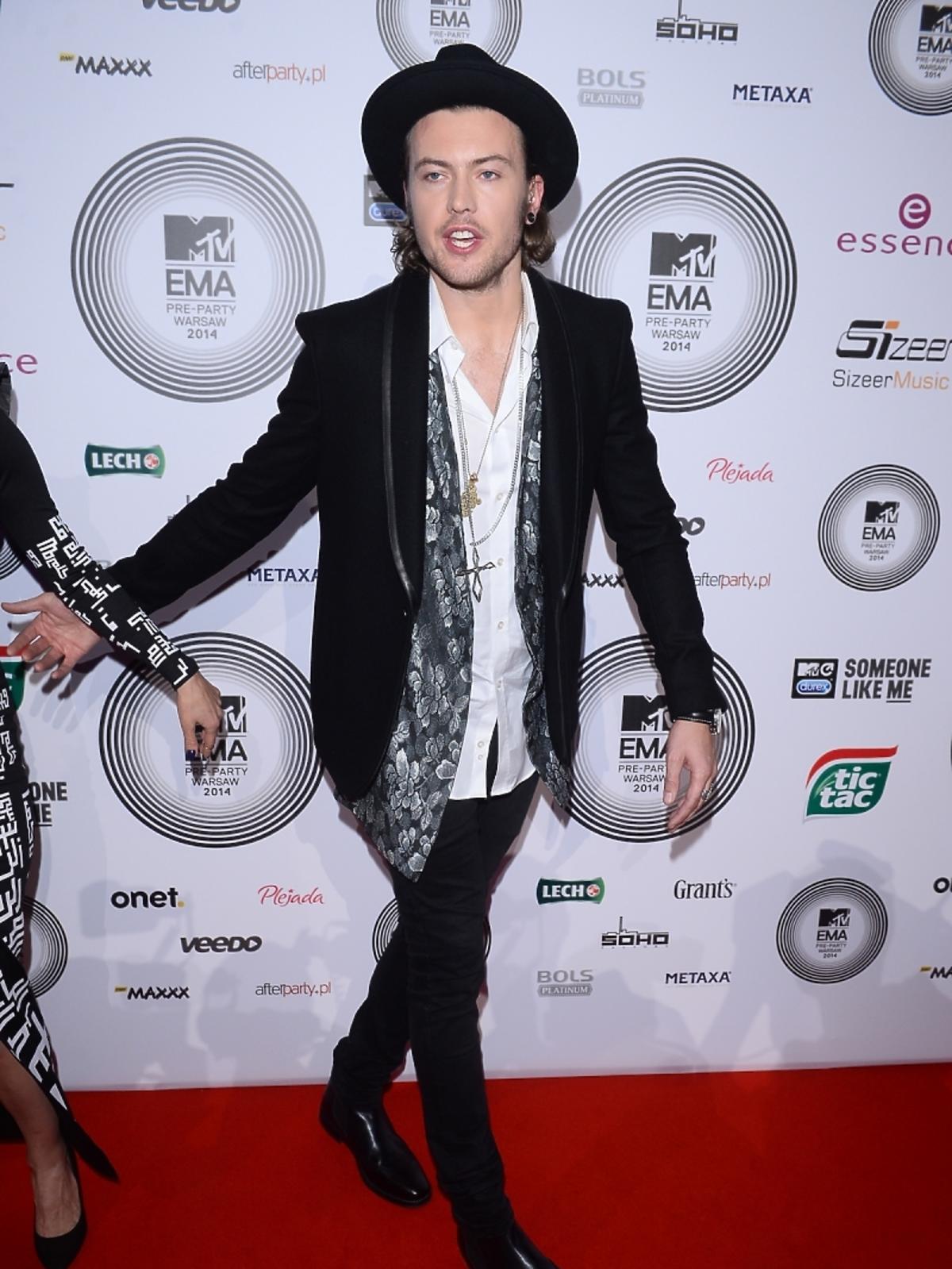 Wojciech Łozo Łozowski na MTV EMA Pre-Party 2014