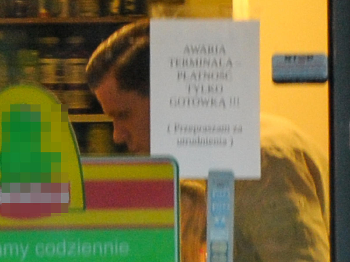 Wojciech Szczęsny w sklepie