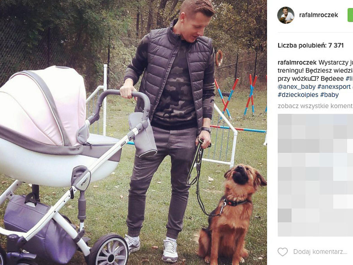 wózek córki Rafała Mroczka