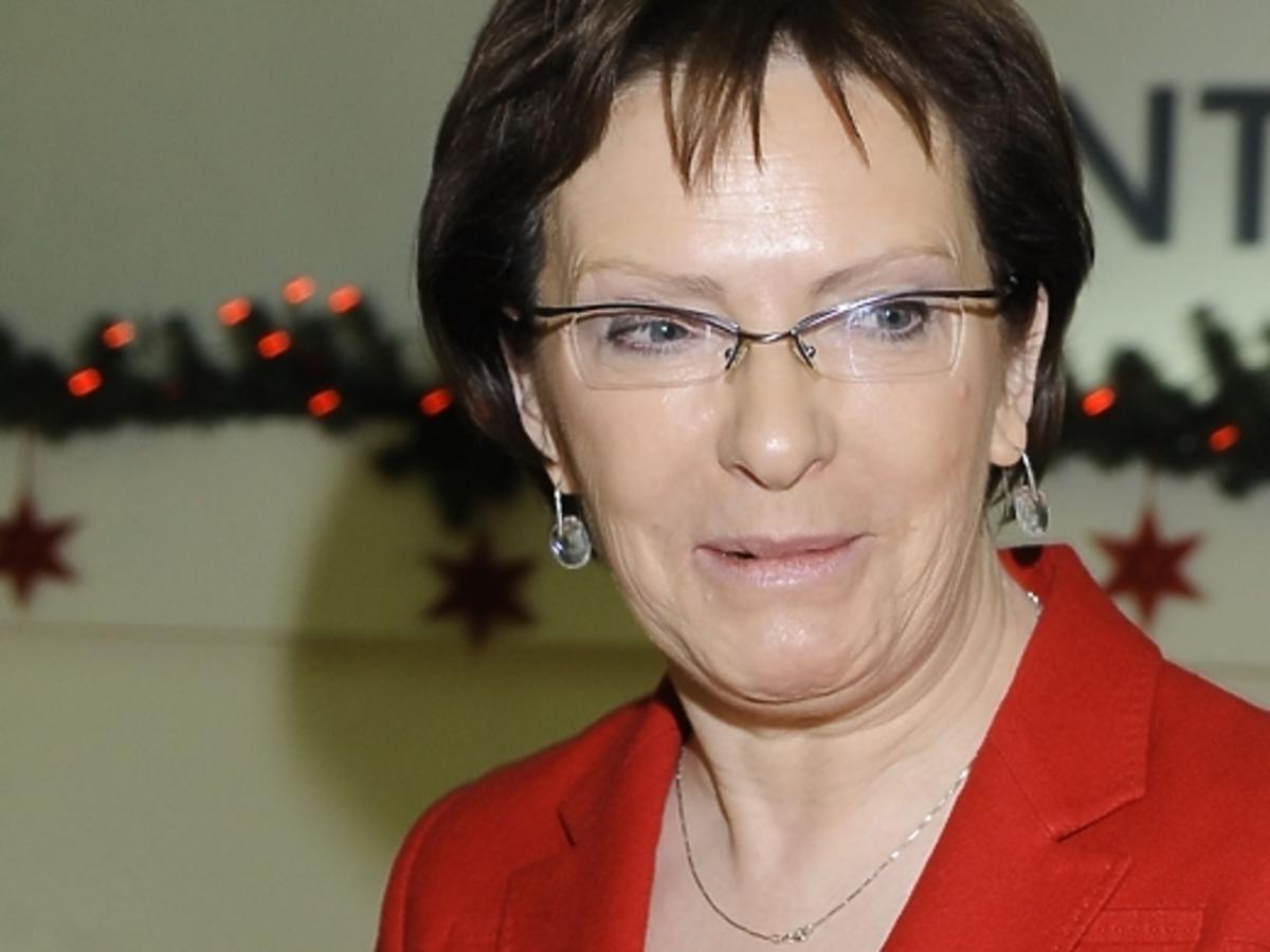 Wpadka Ewy Kopacz podczas konferencji Sejmu