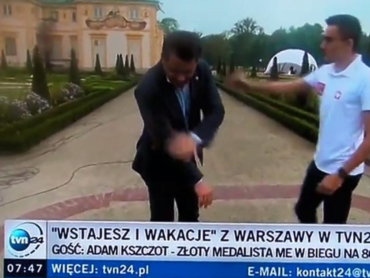 Wpadka Jarosława Kuźniara na wizji