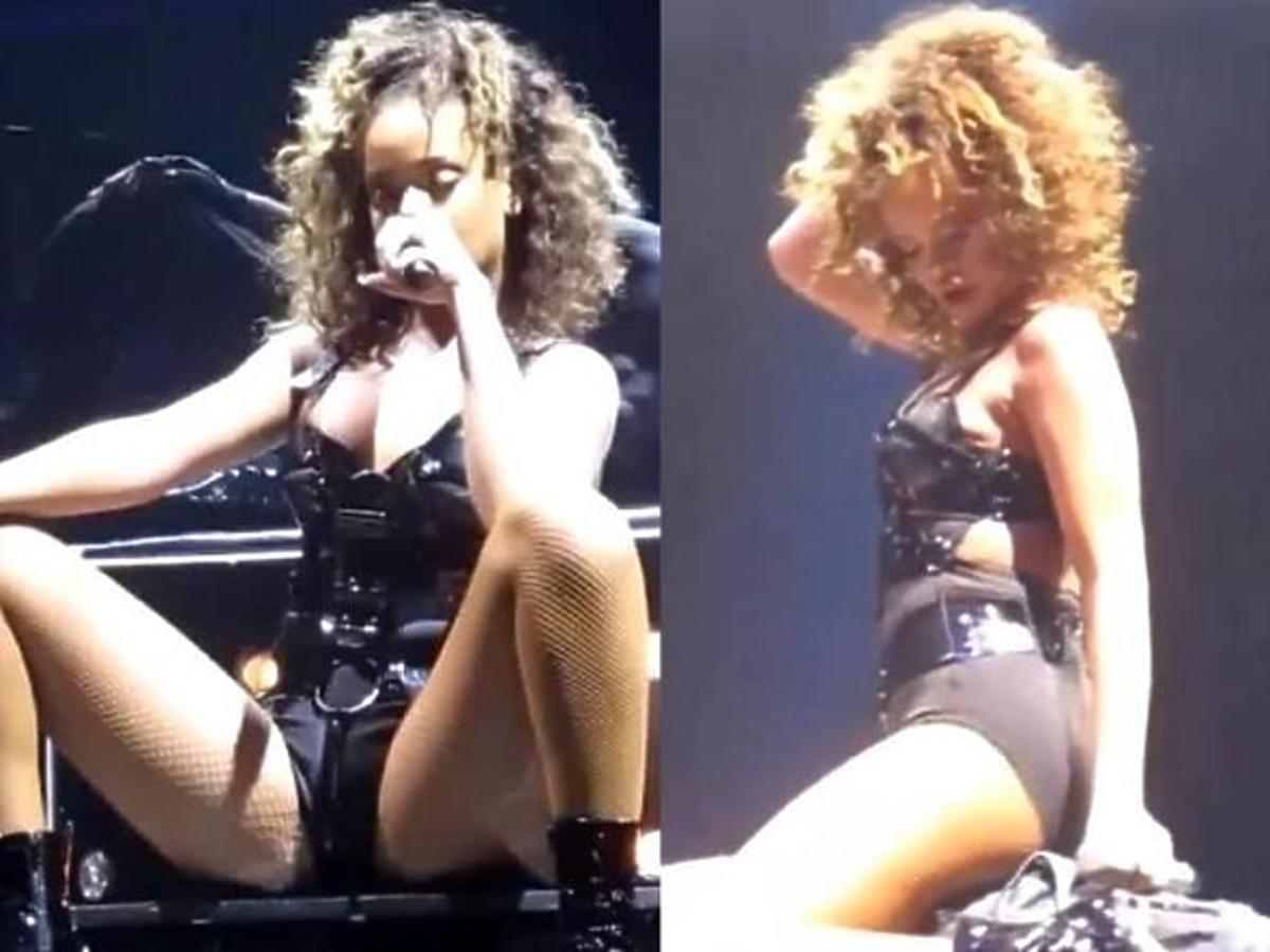 Wyzywająca Rihanna na koncercie w Holandii