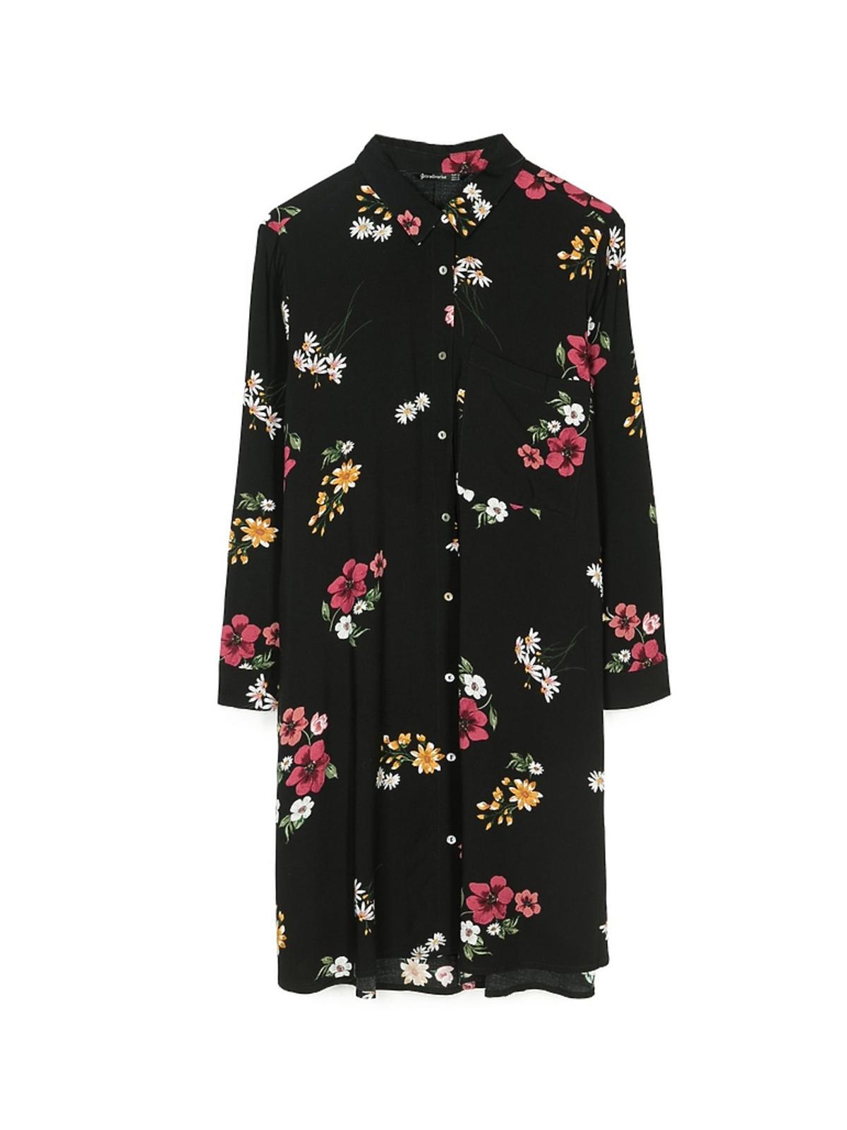 Wzorzysta sukienka, Stradivarius, 79,90 zł