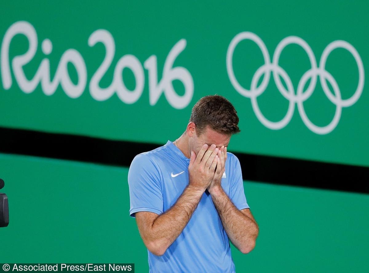 Zapłakany Juan Martin del Potro na igrzyskach Rio 2016