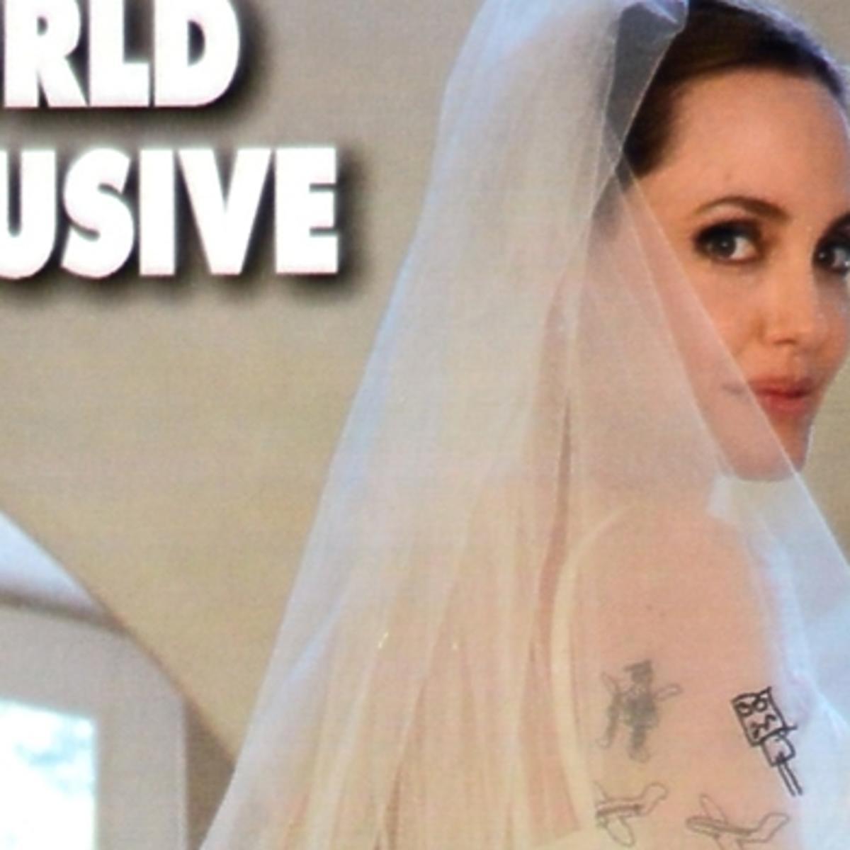 Memy z suknią ślubną Angeliny Jolie. Jak wyglądała suknia ślubna Angeliny  Jolie