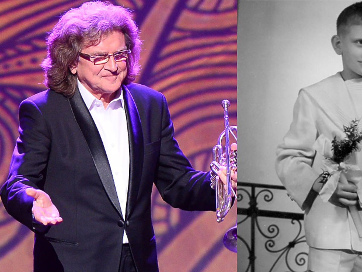 Zbigniew Wodecki z trąbką