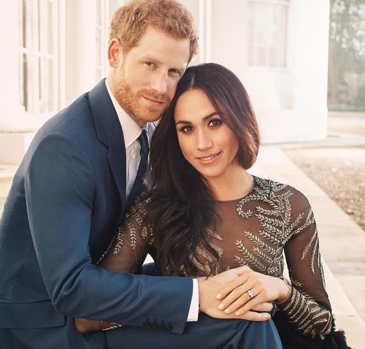 Zdjęcie Meghan Markle i księcia Harry'ego zrobione, aby uczcić ich zaręczyny