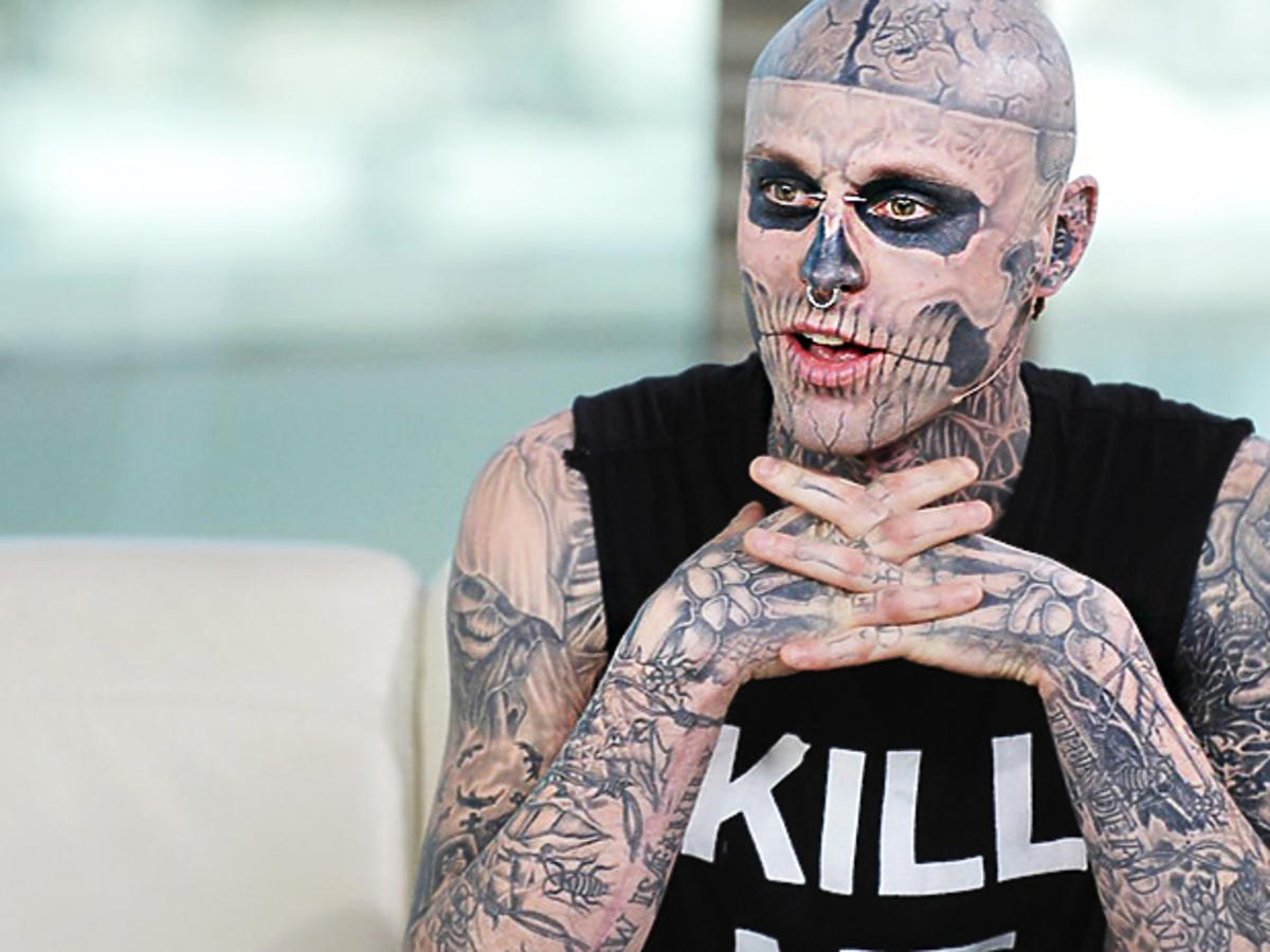 Zombie Boy nie żyje, jak wygląda bez tatuaży?