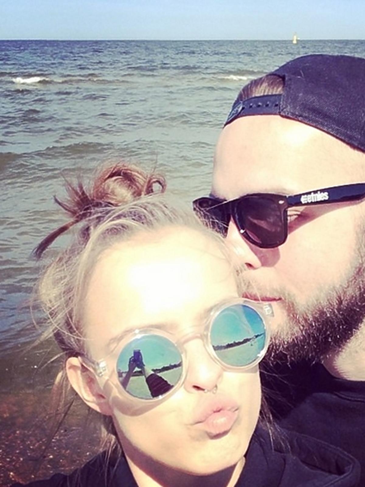 Zuzanna Kołodziejczyk z chłopakiem na wakacjach