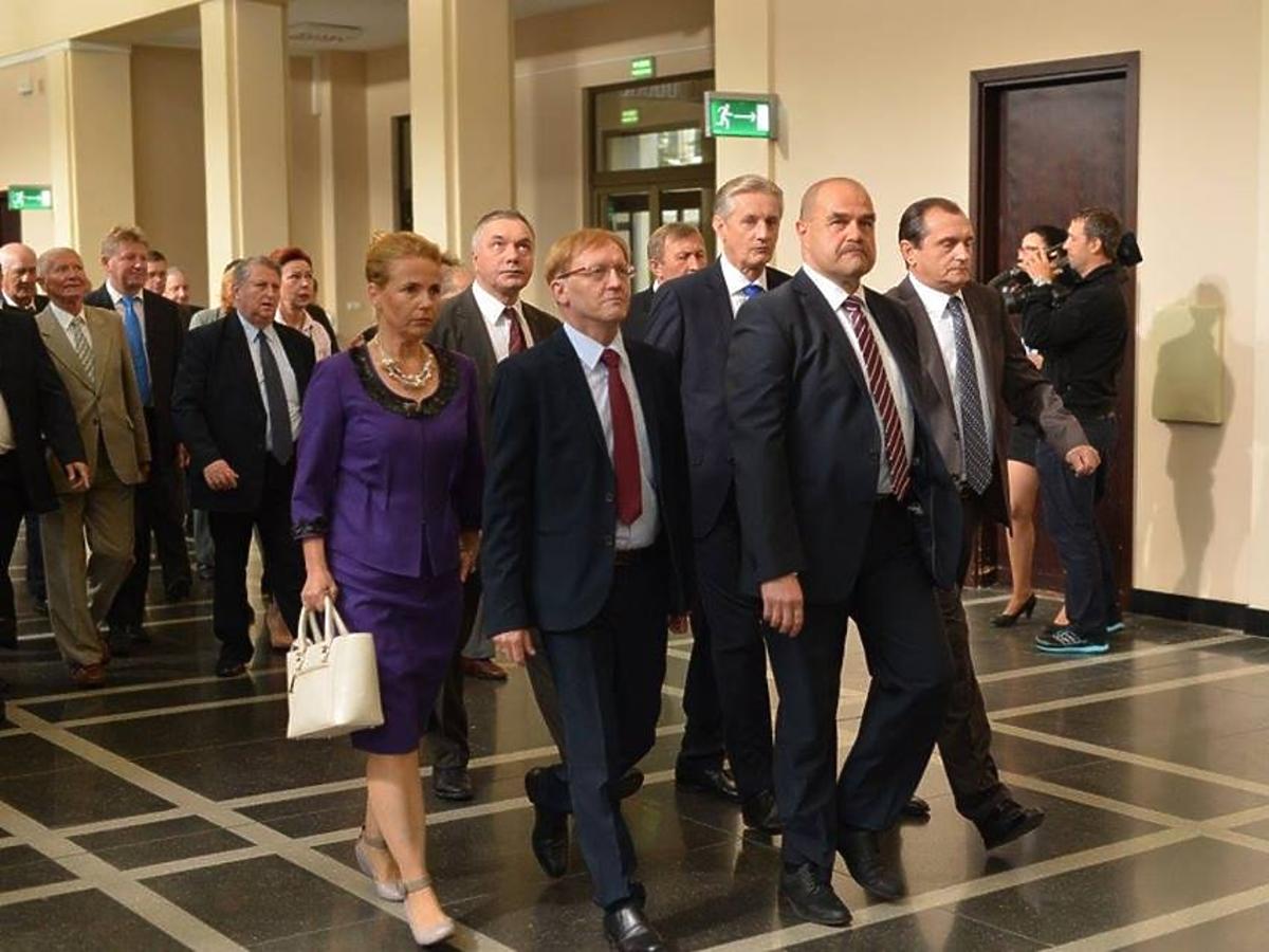Kadr z serialu Ranczo - Artur Barciś i Cezary Żak