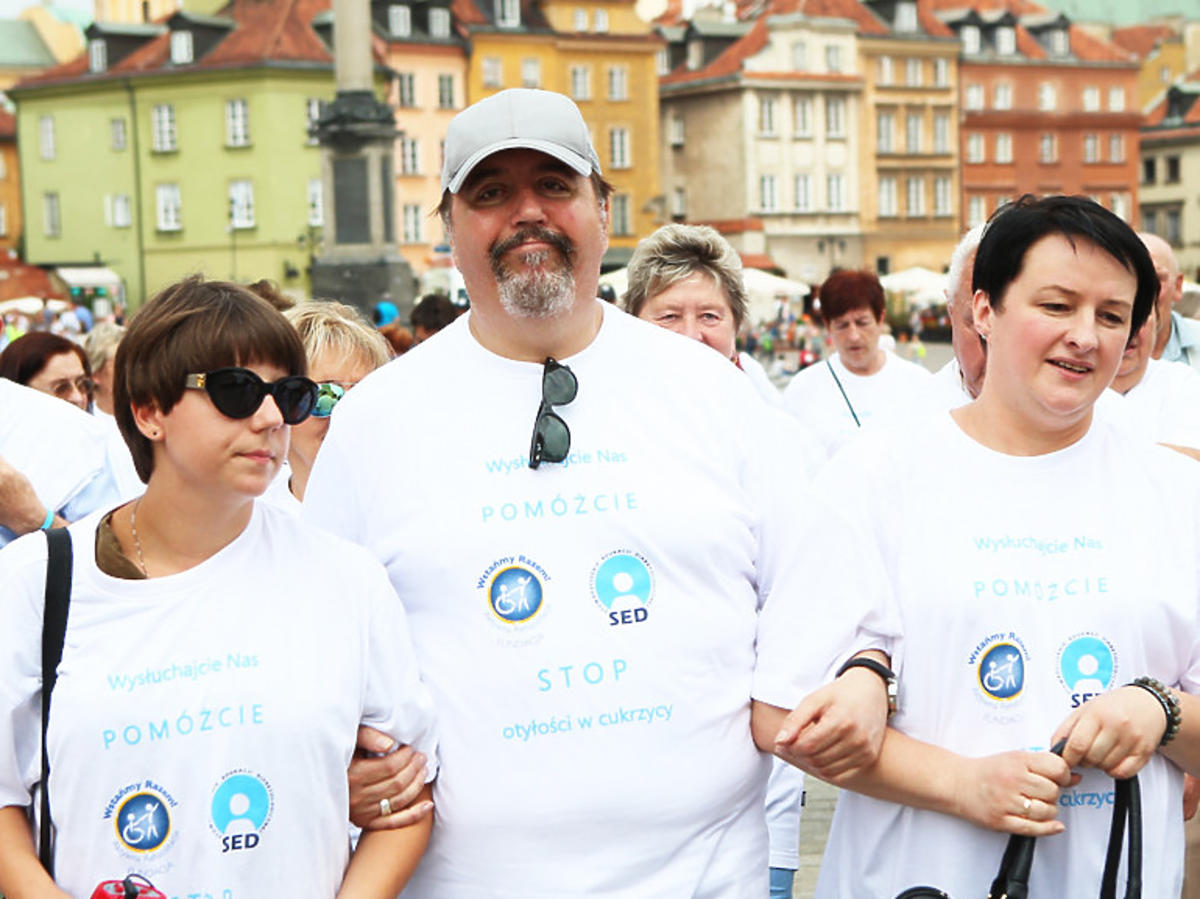 Dariusz Gnatowski z żoną i córką Julią