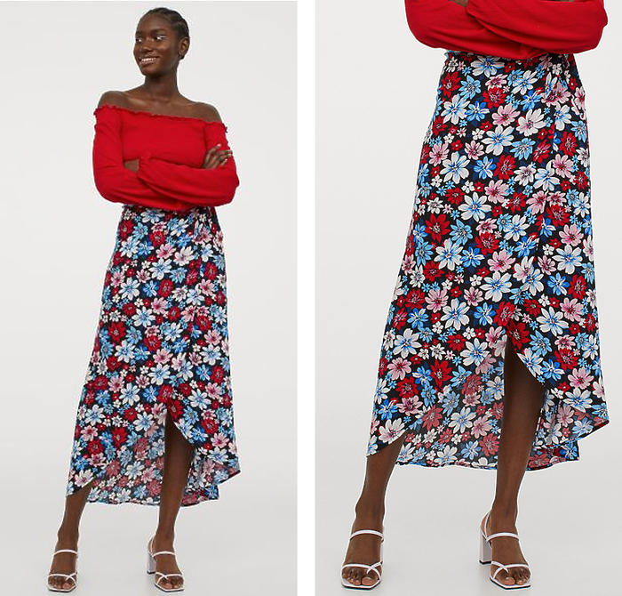 H&M wypuścił hit na wiosnę 20202! To najpiękniejsza kopertowa spódnica za 59 złotych