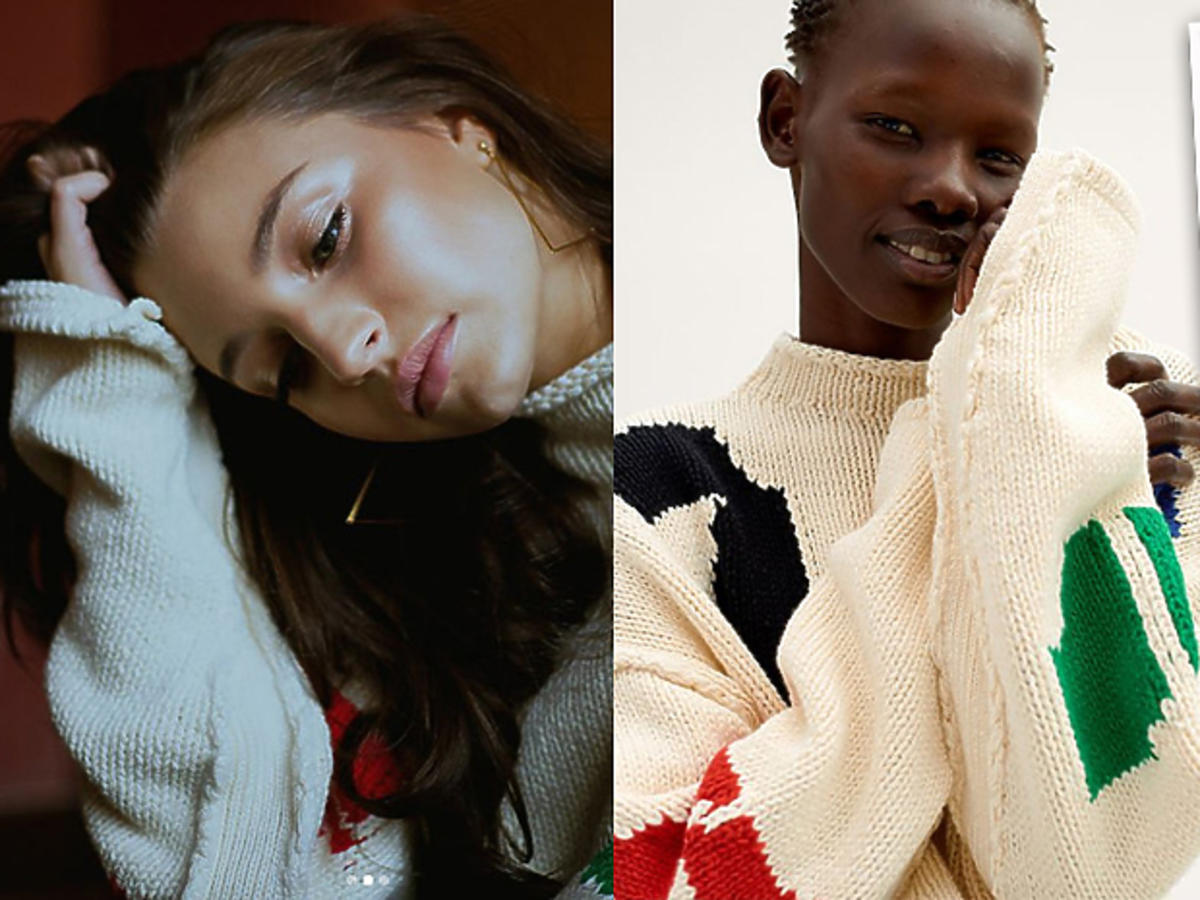 Julia Wieniawa w swetrze z H&M