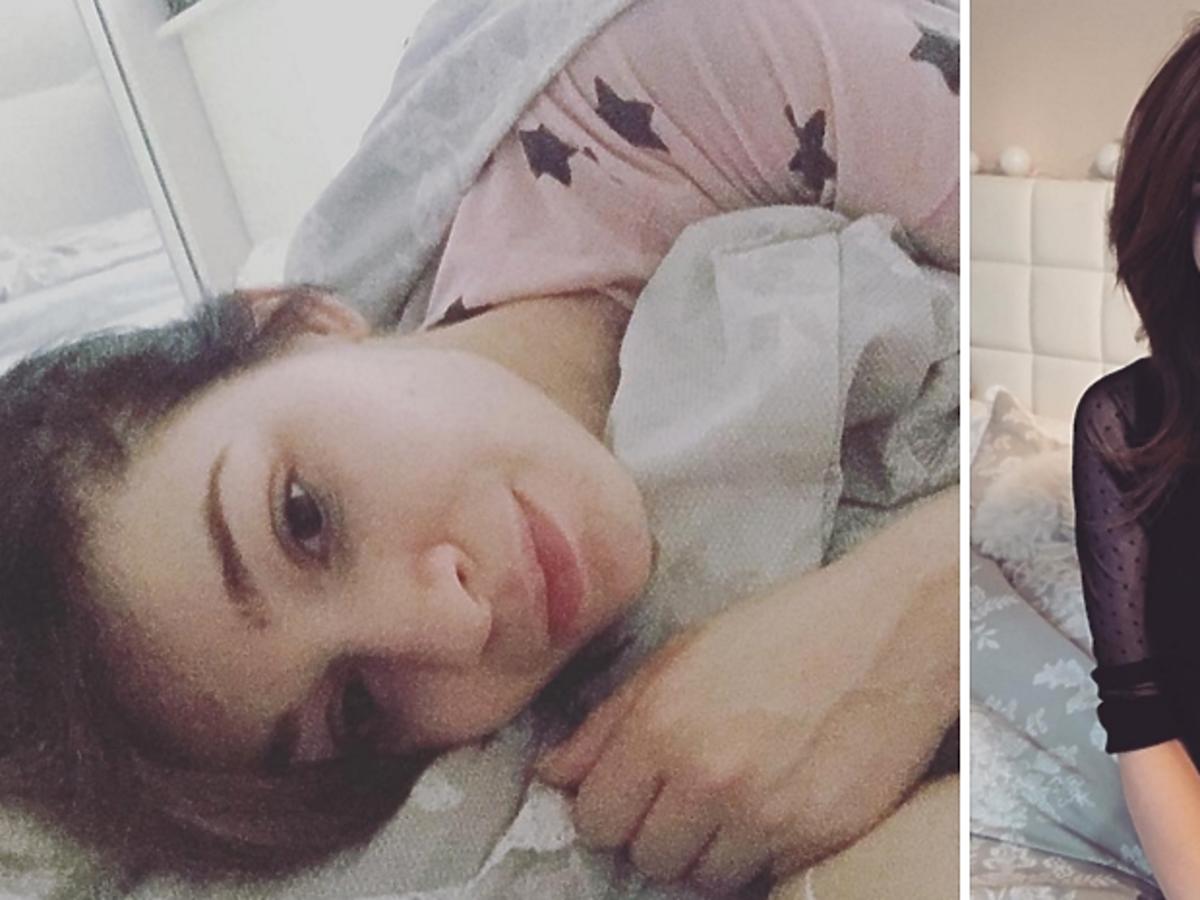 Ewelina Lisowska z makijażem i bez makijażu