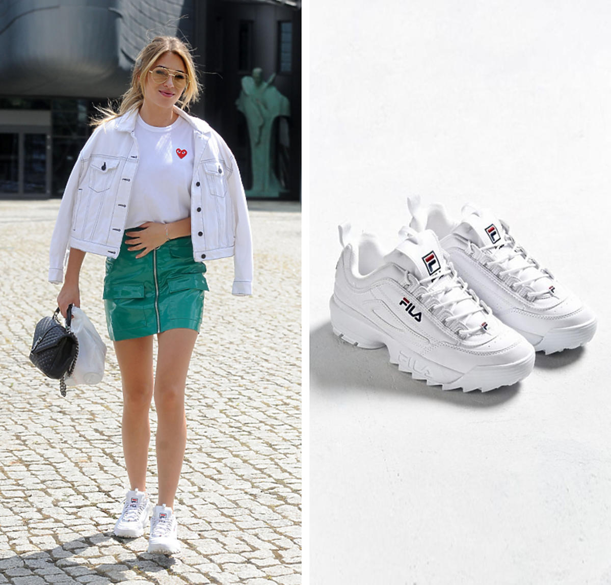 Marcelina Zawadzka w sneakersach Fila