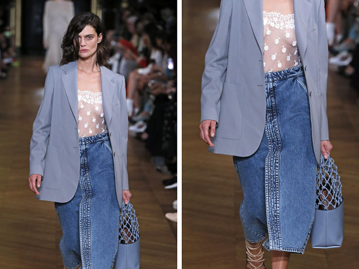 Stella McCartney lansuje trend na wiosnę: jeansowa spódnica midi