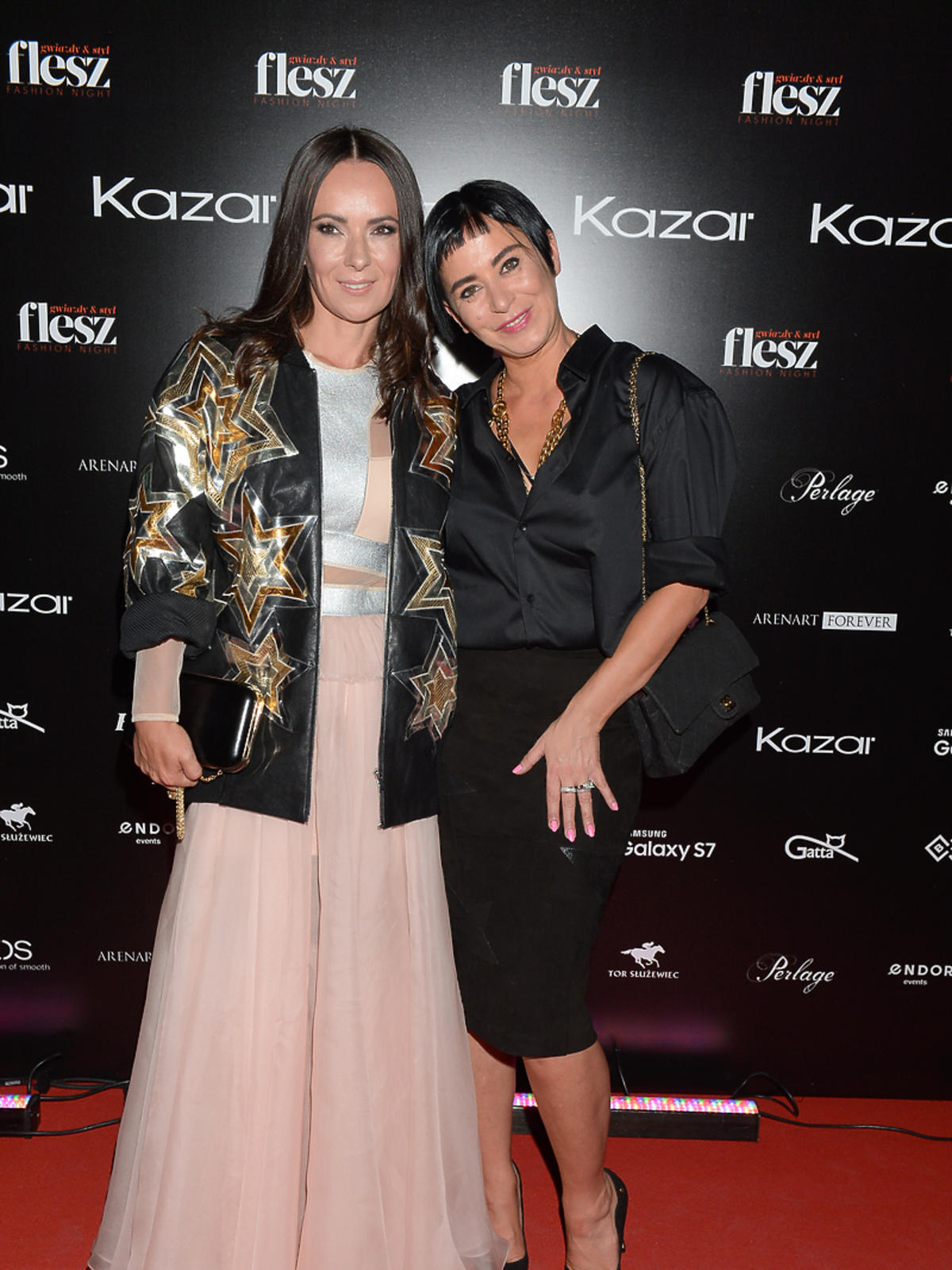 Kasia Kowalska i Agnieszka Maciejak na Flesz Fashion Night