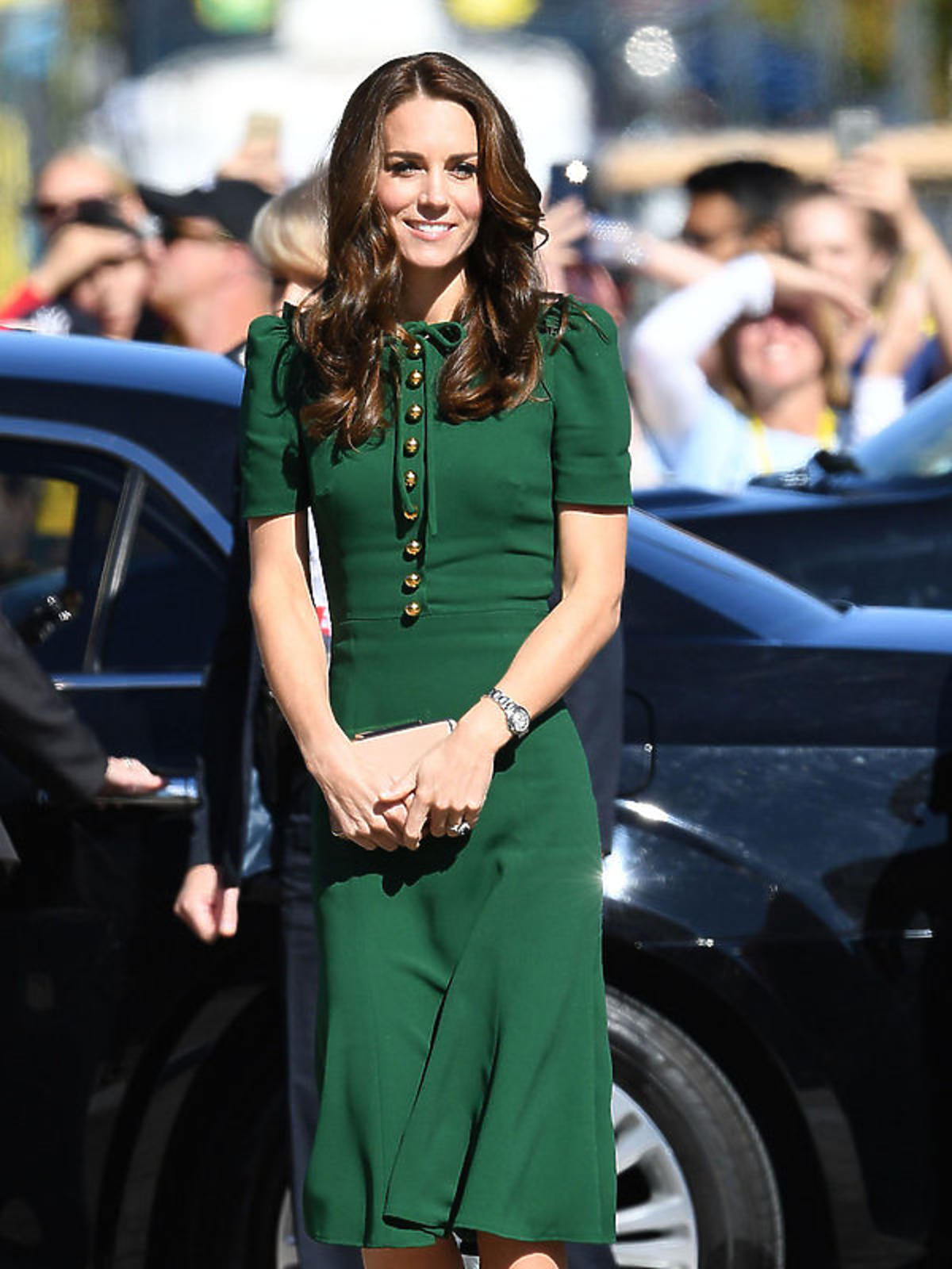 Księżna Kate na wizycie w Kanadzie w sukience Dolce & Gabbana