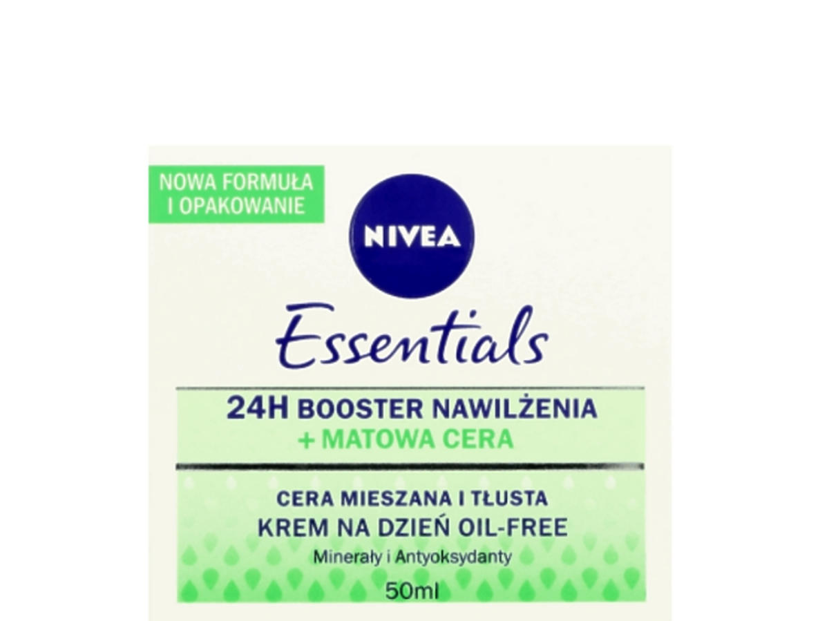 Krem na dzień oil-free, cera mieszana i tłusta, Nivea Essentials