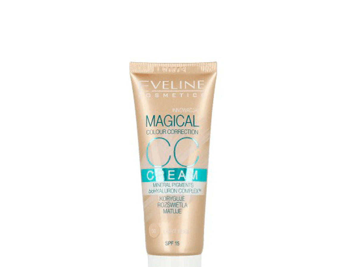 Multifunkcyjny podkład Magical Cream SPF 15 nr 50 Light Beige, Eveline Cosmetics, 17,49 zł