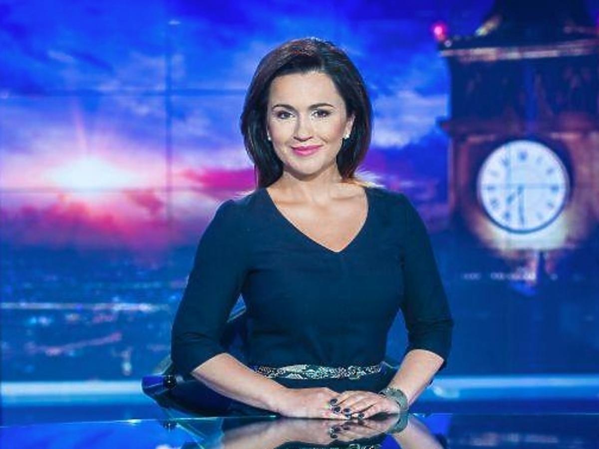 Beata Tadla prowadzi Wiadomości