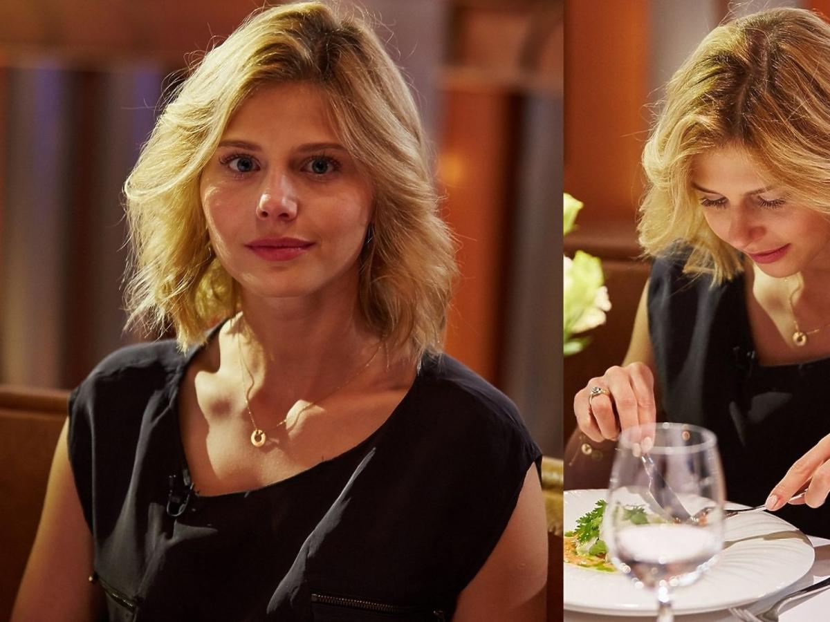 Izabela Zwierzyńska na kolacji
