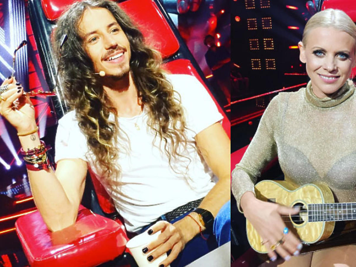 Michał Szpak i Maria Sadowska na planie nowej edycji The Voice of Poland