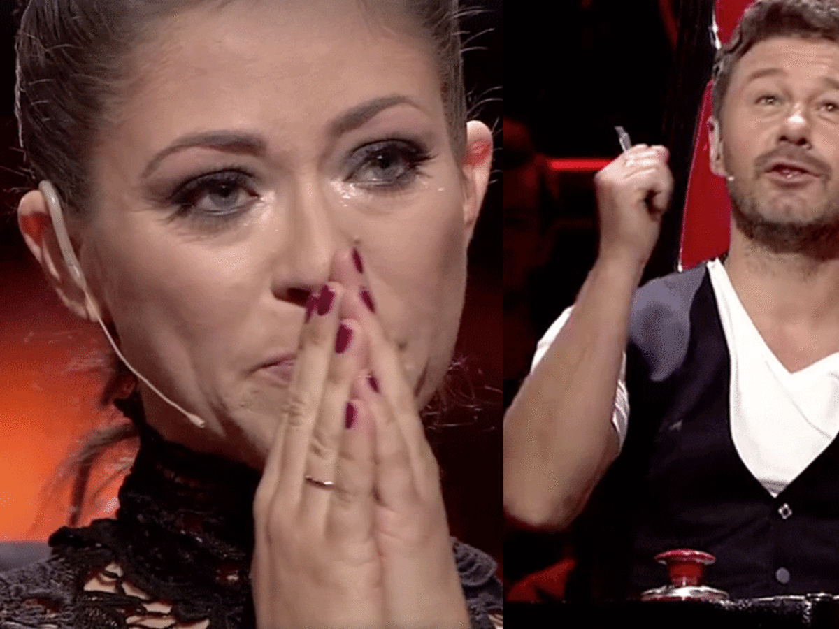 Natalia Kukulska płacze na planie The Voice of Poland