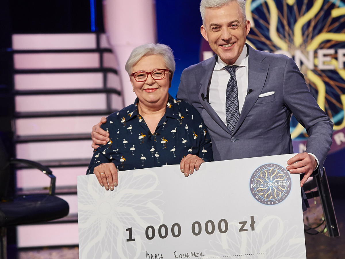 Pani Maria wygrała milion w "Milionerach"