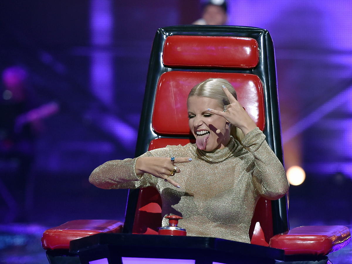 The Voice of Poland 8 - Marysia Sadowska na planie show